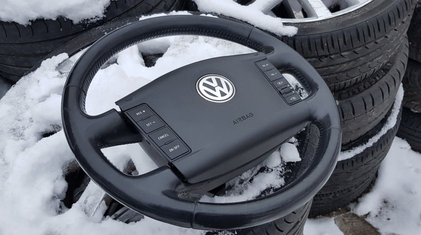 Volan piele Vw Touareg 7L 2005 2006 2007 2008
