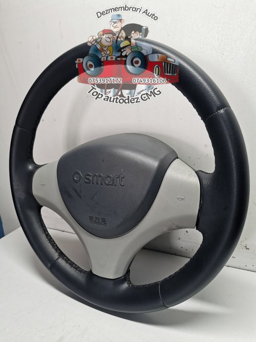Volan Smart forfour imbracat in piele complet cu airbag