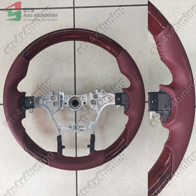 VOLAN TOYOTA HILUX REVO 2016-2019 [LEMN+PIELE] [V1]