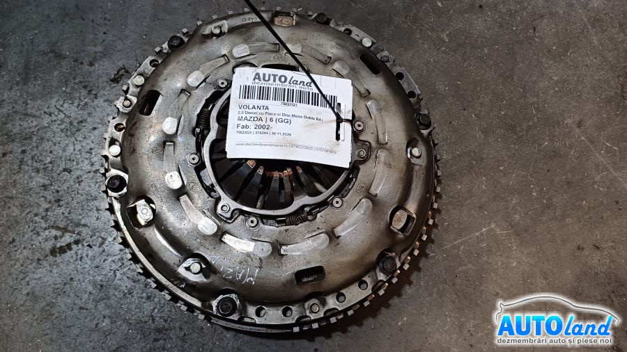 Volanta 2.0 Diesel cu Placa si Disc Masa Dubla E4 Mazda 6 GG 2002
