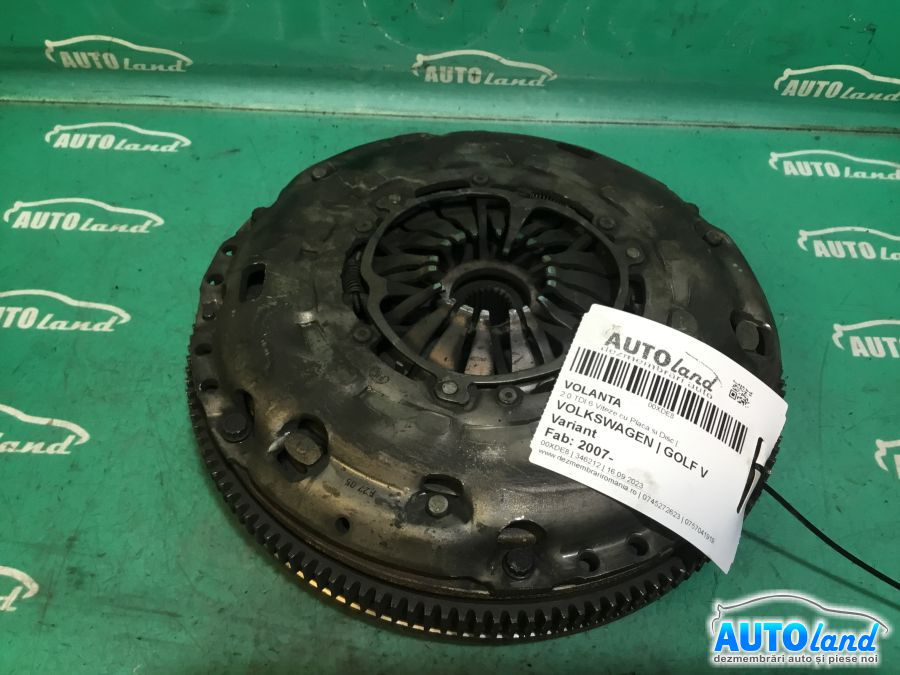 Volanta 2.0 TDI 6 Viteze cu Placa si Disc Volkswagen GOLF V Variant 2007