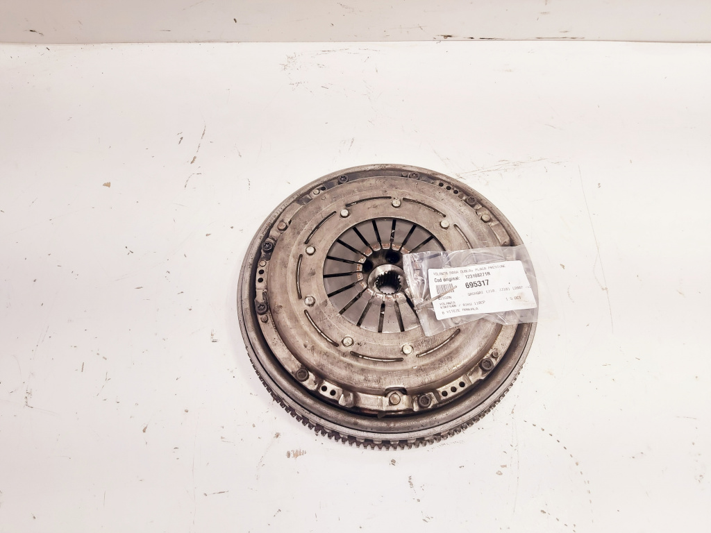 Volanta masa dubla cu placa presiune, cod 123108271R, Nissan Qashqai, 1.5 DCI, K9KF646, 6 vit man (id:695317)