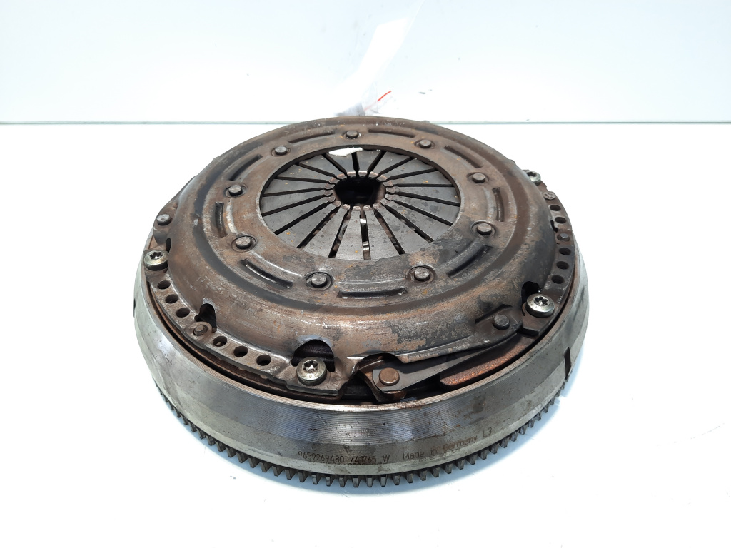 Volanta masa dubla cu placa presiune, Peugeot 1007, 1.6 HDI, 9HZ, 5 vit man (idi:562006)