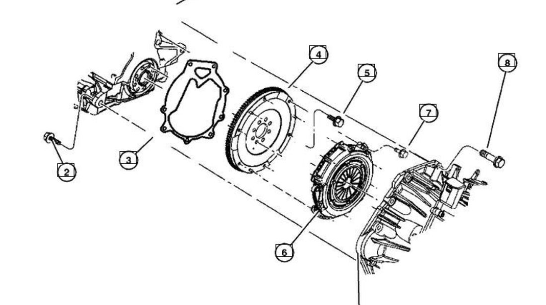 Volanta masa dubla motor 2,0 CRD Jeep SACHS 05106019AA