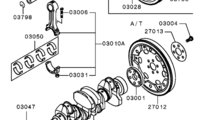 Volanta rigida motor Mitsubishi 2,5 DI-D BLUE PRIN...