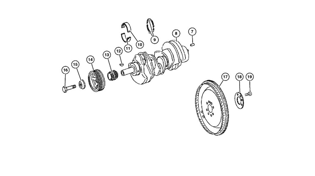 Volanta usoara cu coroana dintata Grand Cherokee (poz.17) CHRYSLER OE 05175957AA