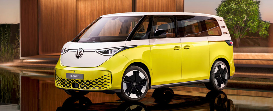 Volkswagen a lansat masina asteptata de toata lumea. Fa cunostinta cu noul ID.Buzz, versiunea moderna a legendarului Bulli Volkswagen a lansat masina asteptata de toata lumea. Fa cunostinta cu noul ID.Buzz, versiunea moderna a legendarului Bulli