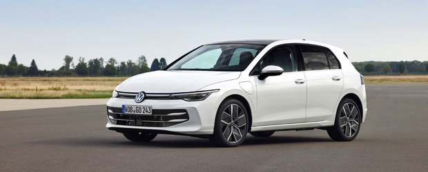 Volkswagen a prezentat, in sfarsit, noul Golf Facelift. Ultimul model cu motor termic se lauda cu faruri cu matrice de LED-uri, scaune ventilate si versiune plug-in hibrid care consuma mai putin de 1.0 litri la 100 de kilometri
