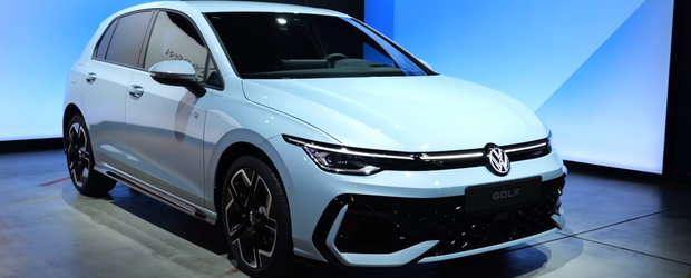 Volkswagen a prezentat, in sfarsit, noul Golf Facelift. Ultimul model cu motor termic se lauda cu faruri cu matrice de LED-uri, scaune ventilate si versiune plug-in hibrid care consuma mai putin de 1.0 litri la 100 de kilometri. Cum arata in realitate