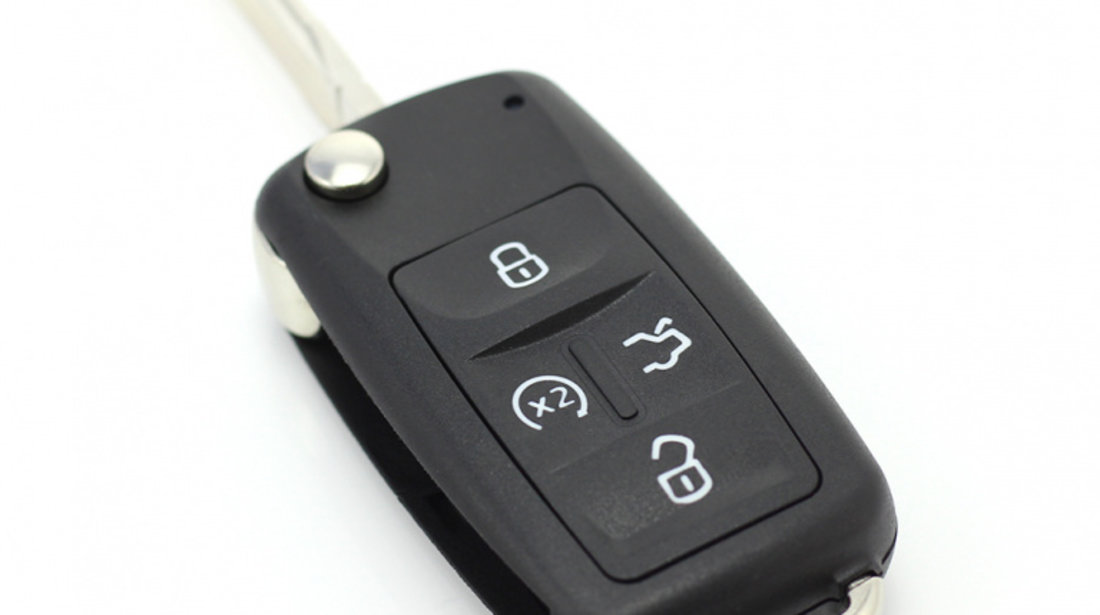 Volkswagen - Carcasă cheie tip briceag, cu 4 butoane - CARGUARD CC278