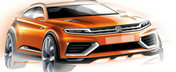 Volkswagen CrossBlue Coupe Concept - Primele imagini oficiale