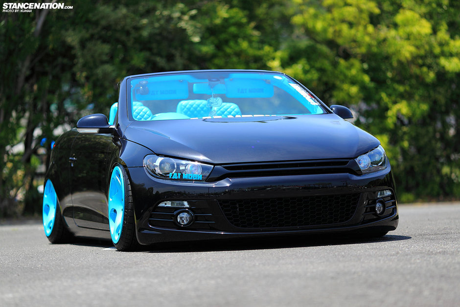 Volkswagen EOS / Scirocco Stance by Keisuke. Albastru la pamant.