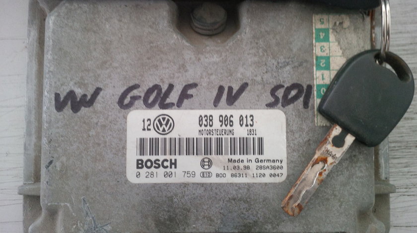 volkswagen golf 4 1.9sdi 038906013 BOSCH 0281001759