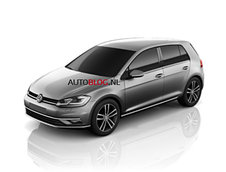 Volkswagen Golf 7 Facelift - Primele poze