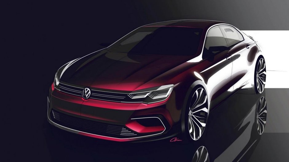 Volkswagen Golf R 400 si New Midsize Coupe Concept