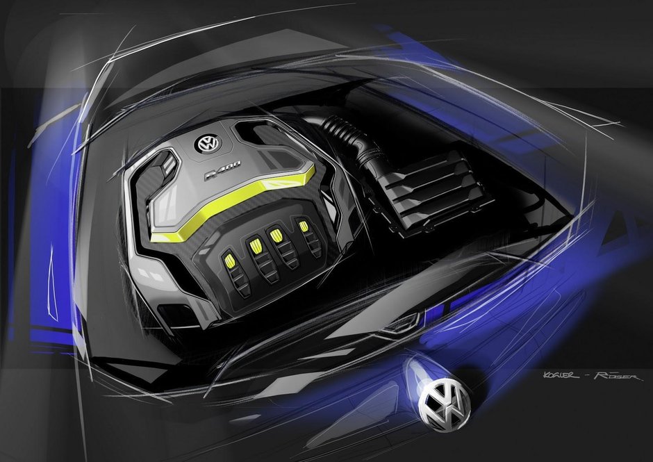 Volkswagen Golf R 400 si New Midsize Coupe Concept