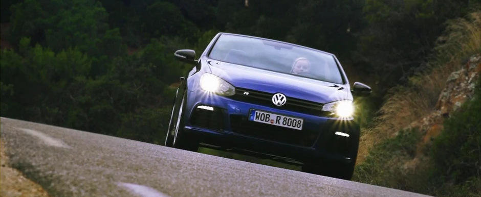 Volkswagen Golf R Cabriolet revine in prim-plan. VIDEO AICI!
