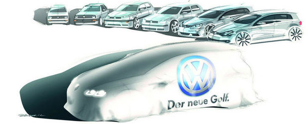 Volkswagen Golf VII - Noi detalii tehnice, plus prima imagine oficiala!