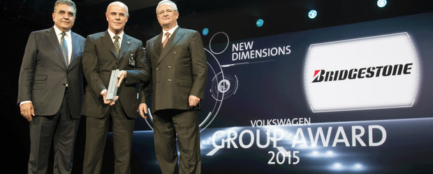 Volkswagen Group premiaza compania de anvelope Bridgestone