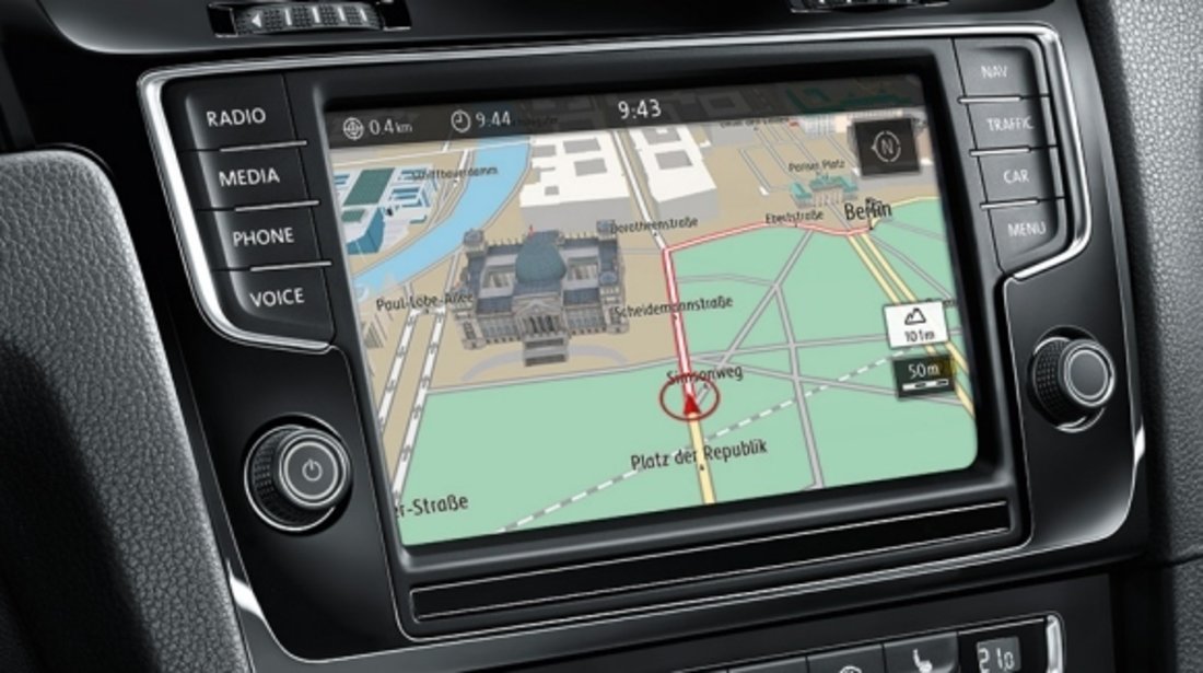 Volkswagen Harta Navigatie DISCOVER Pro si Discover Media MIB 2018