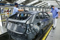 Volkswagen Nivus - Imagini de pe linia de productie