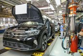 Volkswagen Nivus - Imagini de pe linia de productie