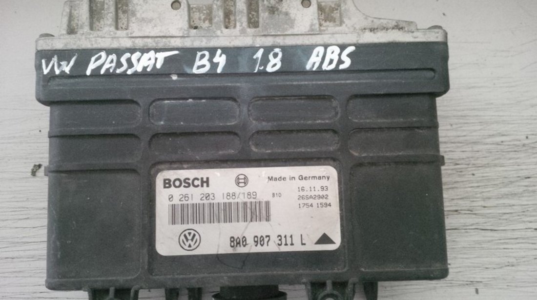 volkswagen passat b4 1.8 abs 8A0907311L BOSCH 0261203188.189