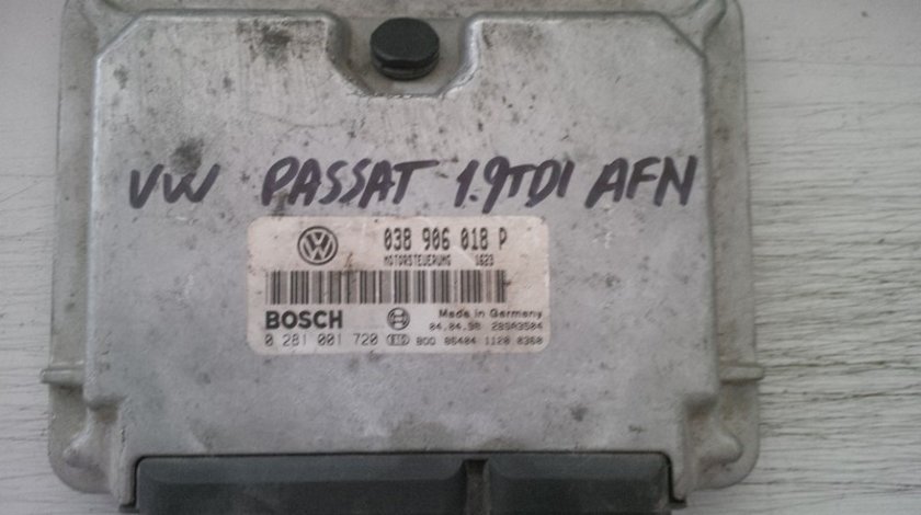 volkswagen passat b5 1.9tdi afn 038906018P BOSCH 0281001720