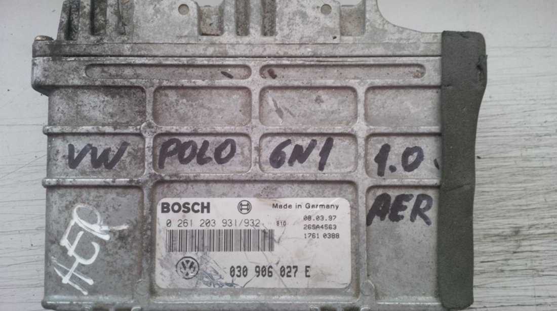 volkswagen polo 1.0mpi aer 030906027E BOSCH 0261203931.932