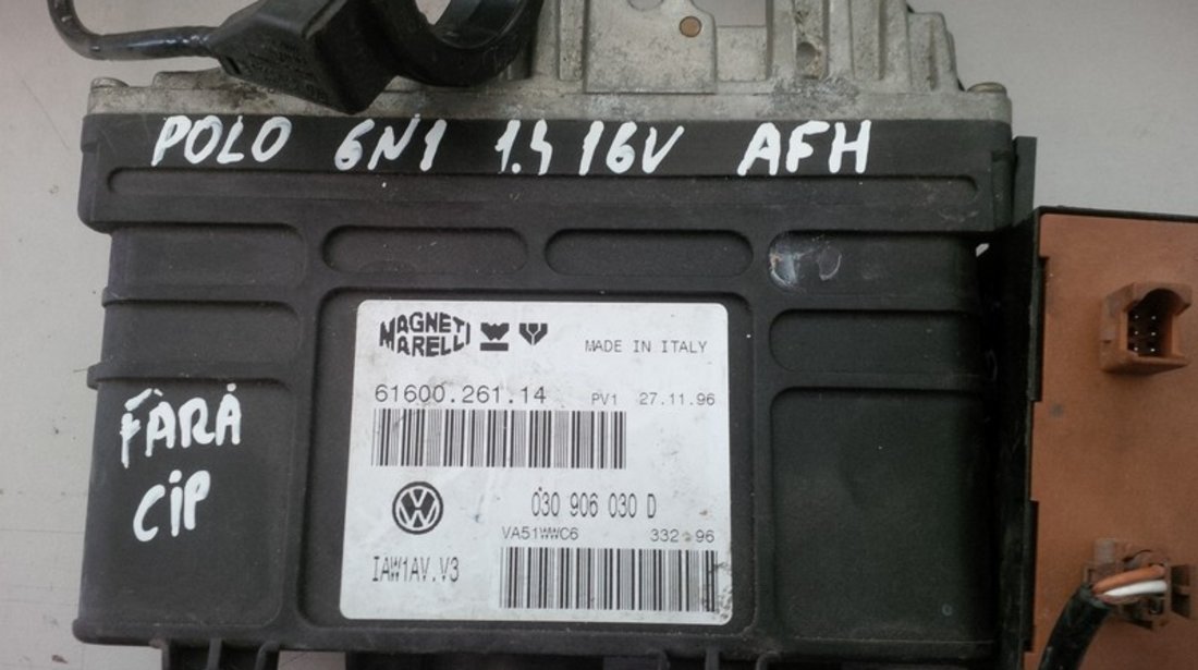 volkswagen polo 6n1 1.4 16v afh 030906030D MAGNETI MARELLI 6160026114