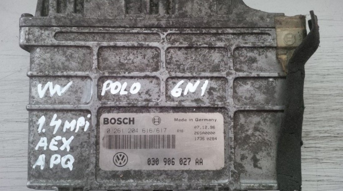 volkswagen polo 6n1 1.4mpi 030906027AA BOSCH 0261204616.617