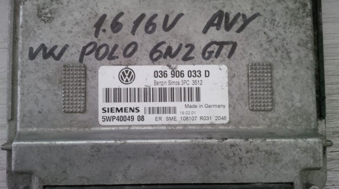 volkswagen polo 6n2 gti avy 036906033D SIEMENS