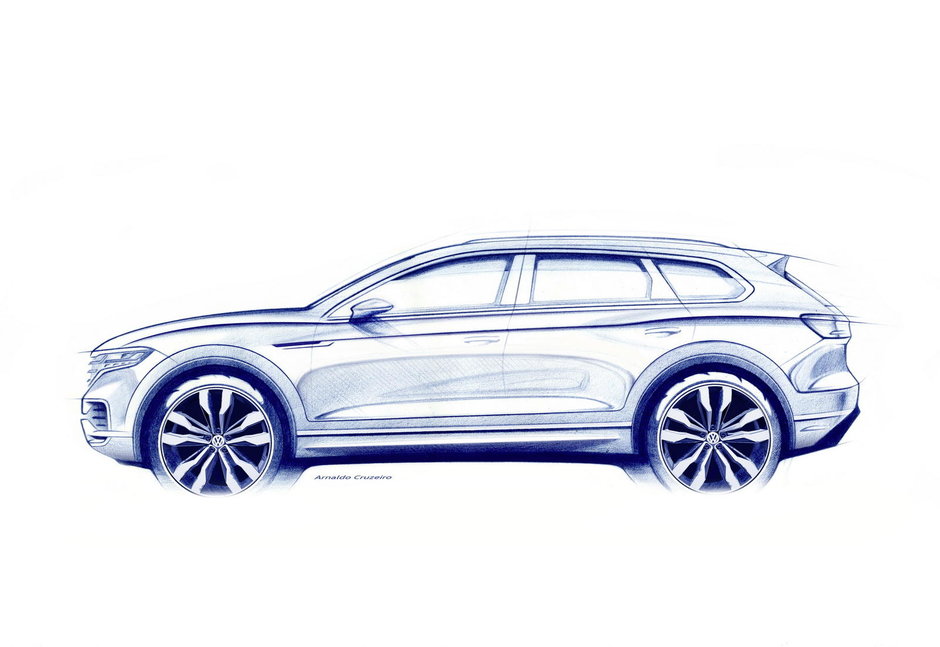 Volkswagen Touareg - Prima schita