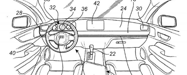 VOLVO patenteaza volanul care gliseaza dintr-o parte in alta a interiorului