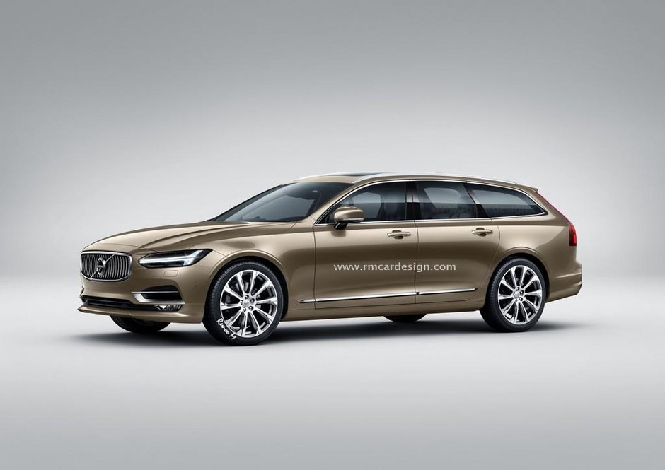 Volvo V90 - Studiu de design