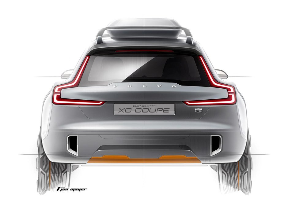 Volvo XC Coupe Concept - Poze Teaser