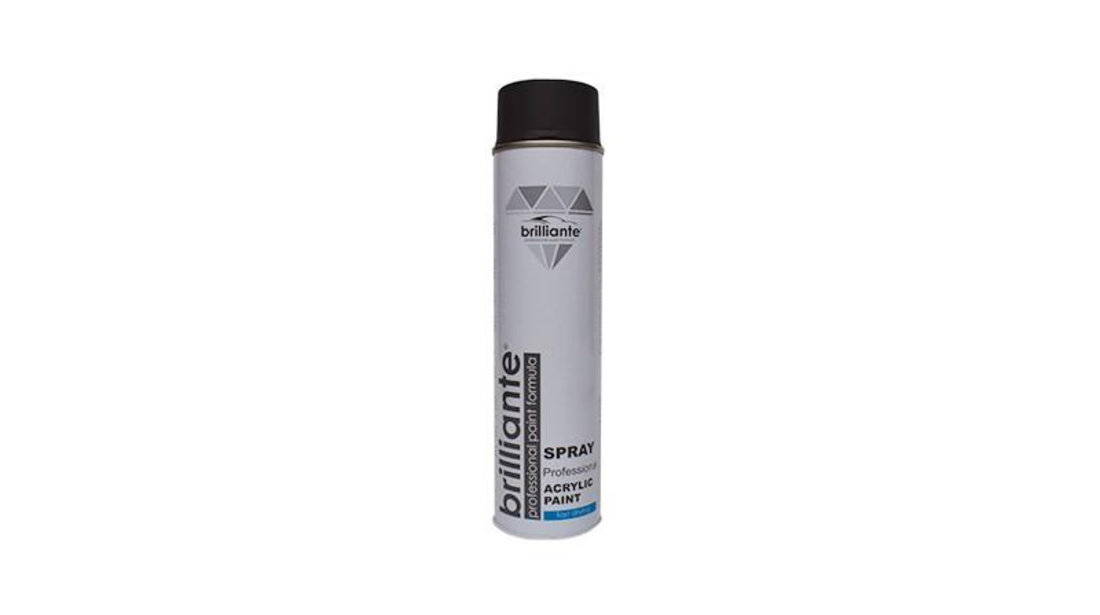 Vopsea spray acrilica negru mat (ral 9005) 600 ml brilliante UNIVERSAL Universal #6 5233