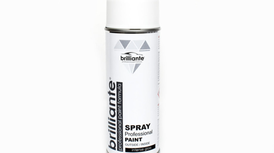 Vopsea Spray Alb Pur Mat (ral 9010) 400ml Brilliante 01428