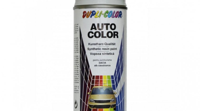 Vopsea spray auto dacia alb casablanca dupli-color UNIVERSAL Universal #6 350099