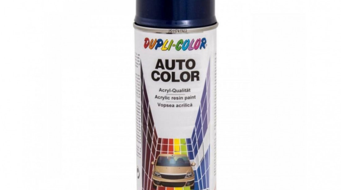 Vopsea spray auto dacia albastru spectral metalizata dupli-color UNIVERSAL Universal #6 350123