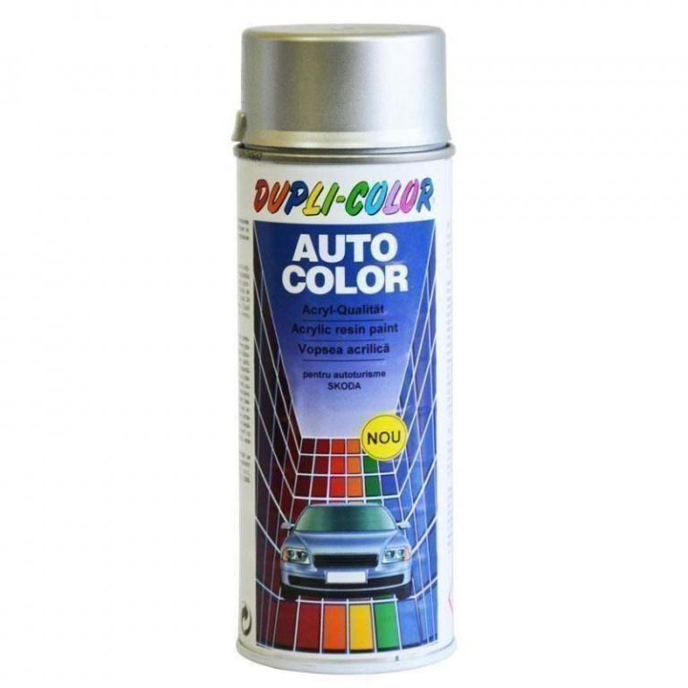 Vopsea Spray Auto Skoda Argintiu Diamant 9102 Dupli-color 350503