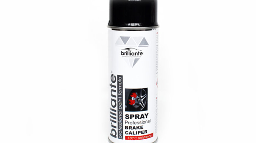Vopsea Spray Negru Pentru Etrier Frane 400ml Brilliante 01451