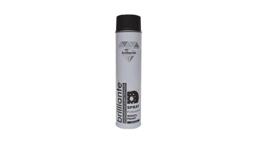 Vopsea spray pentru jante negru mat 600 ml brilliante UNIVERSAL Universal #6 5239