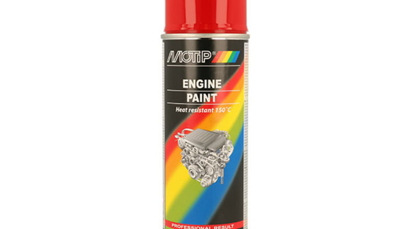 Vopsea Spray Pentru Motor (rosu) 400 Ml Motip 315070