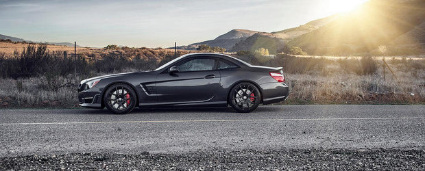 Vorsteiner incalta Mercedes-ul SL63 AMG cu un set de jante forjate