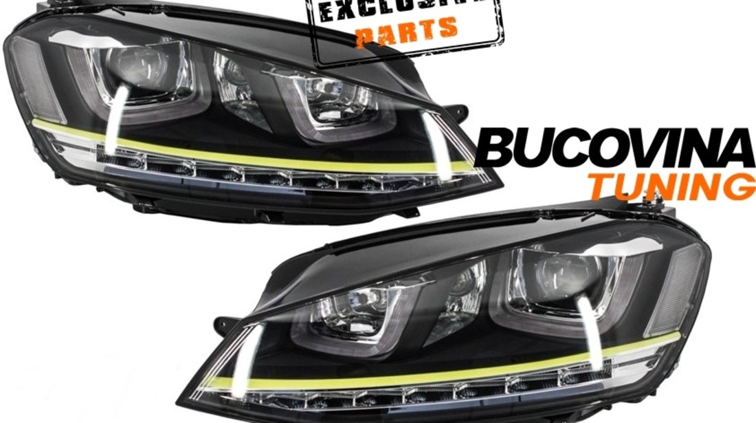 VW GOLF 7 FARURI LED  SI GRILA R400