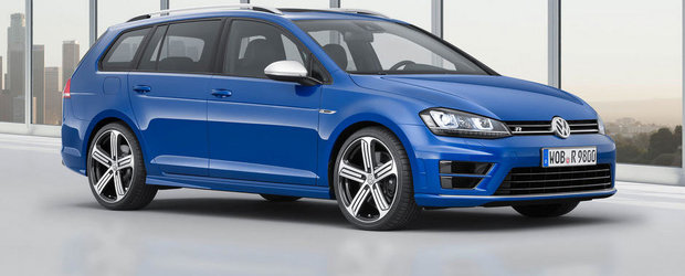 VW Golf R Variant: 300 CP pentru cel mai sportiv break compact din lume