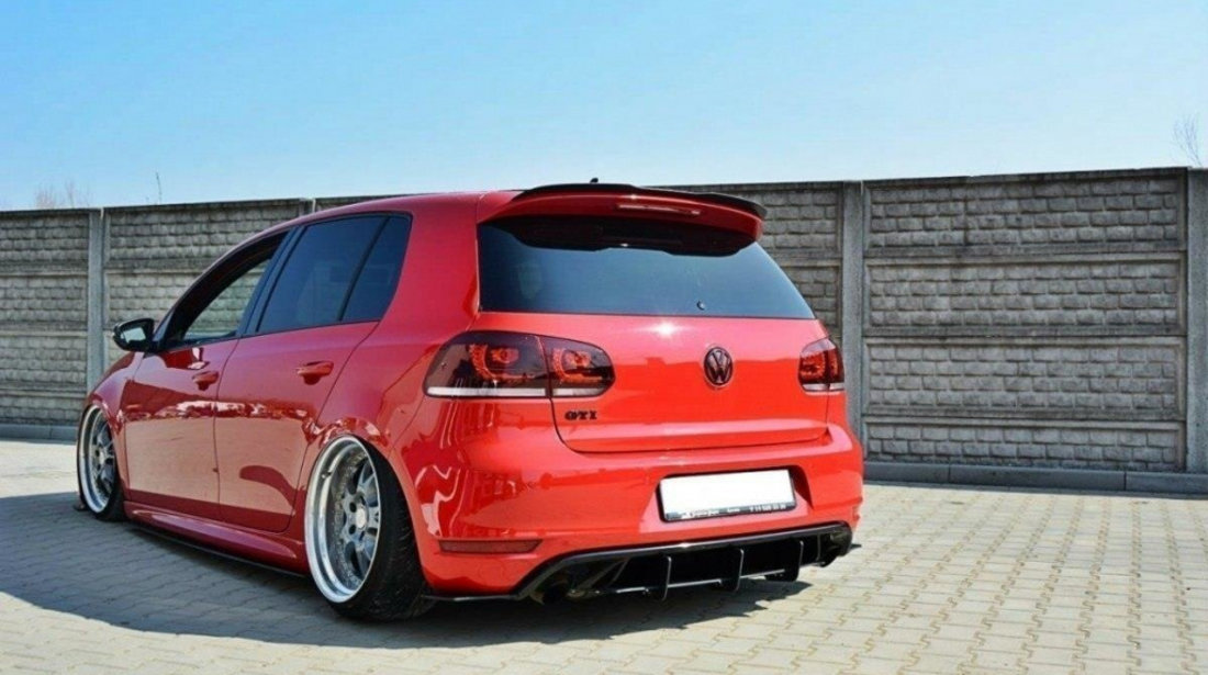 VW GOLF VI GTI / 35TH Difuzor Difusser Prelungire Bara Spate & Prelungiri Spate Splitere laterale VW-GO-6-GTI-CNC-RS1A