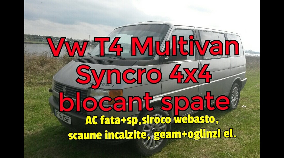VW Multivan 2.5 benz syncro blocant 1994