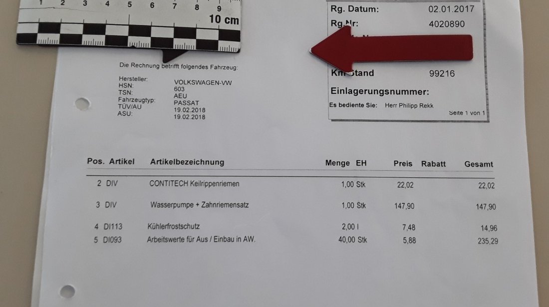 VW Passat 1.6 benzina 2009